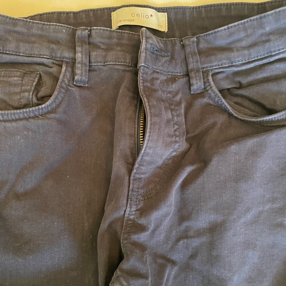 Celio C15 Navy Straight Jean | W32 - Picture 3 of 3
